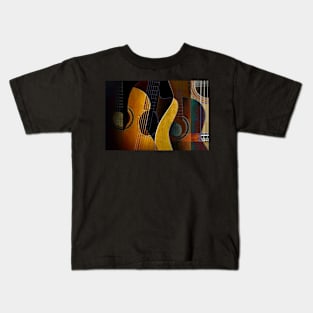 Abstract Guitars Kids T-Shirt